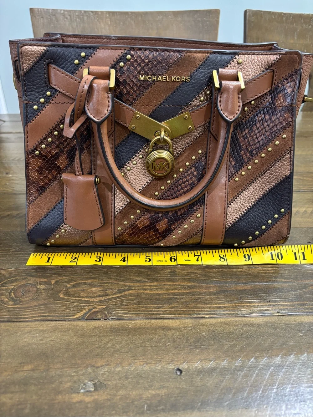 Michael Kors Hamilton Nouveau Satchel - Picture 10 of 14